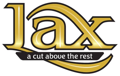 Lax Haircare logo, a cut above the rest